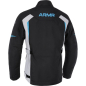 Preview: Motorrad-Textiljacke "Kiso 4.0" - ARMR - wasserdicht - schwarz/hellgrau/blau